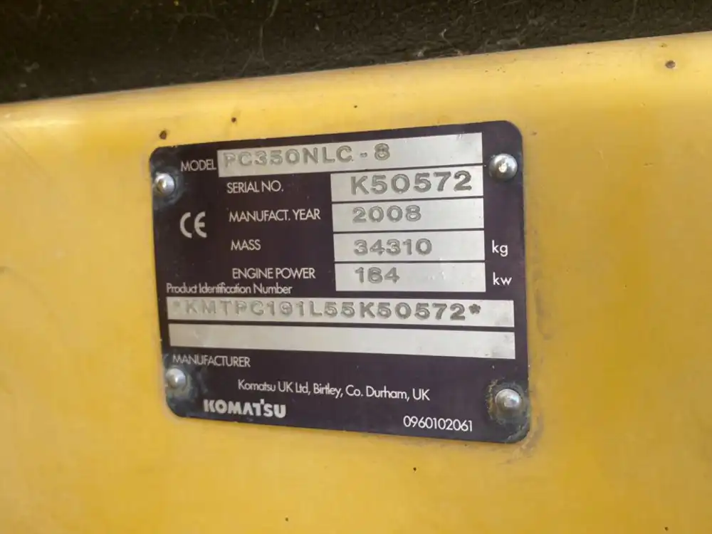 MechLink | 2008 Komatsu PC350NLC-8 Excavator