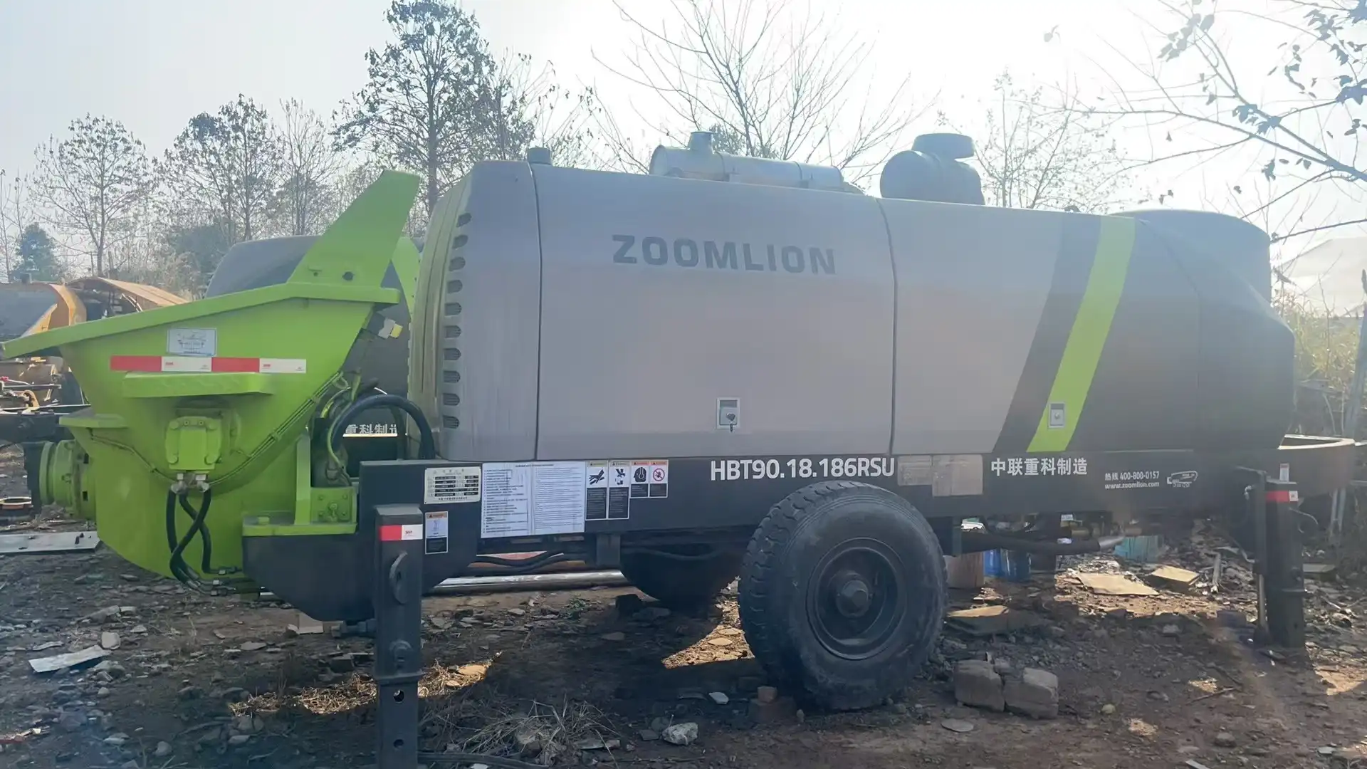 MechLink | 2022 Zoomlion Trailer Pump