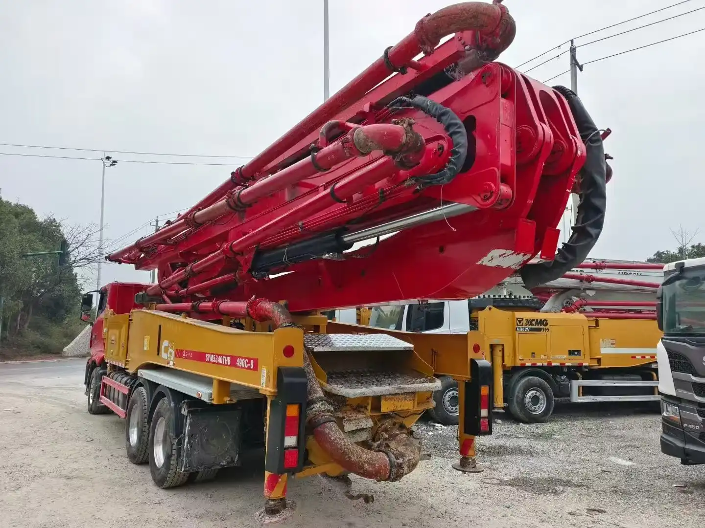 MechLink | 2021 Sany 48.5m Caminhão bomba de concreto