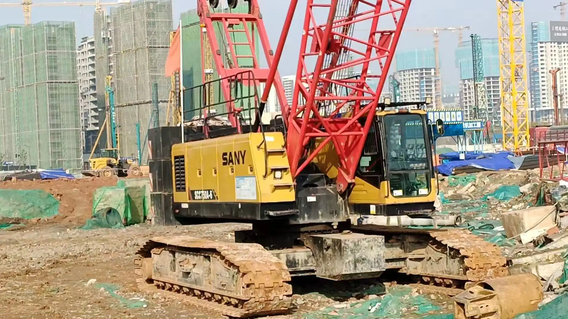 MechLink | 2020 Sany SCC750A-6 75t Crawler Crane