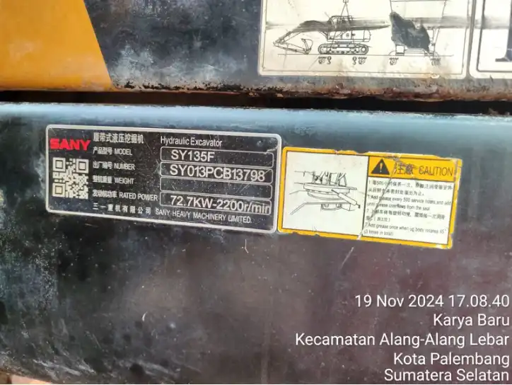 MechLink | 2021 Sany SY135F Graafmachine