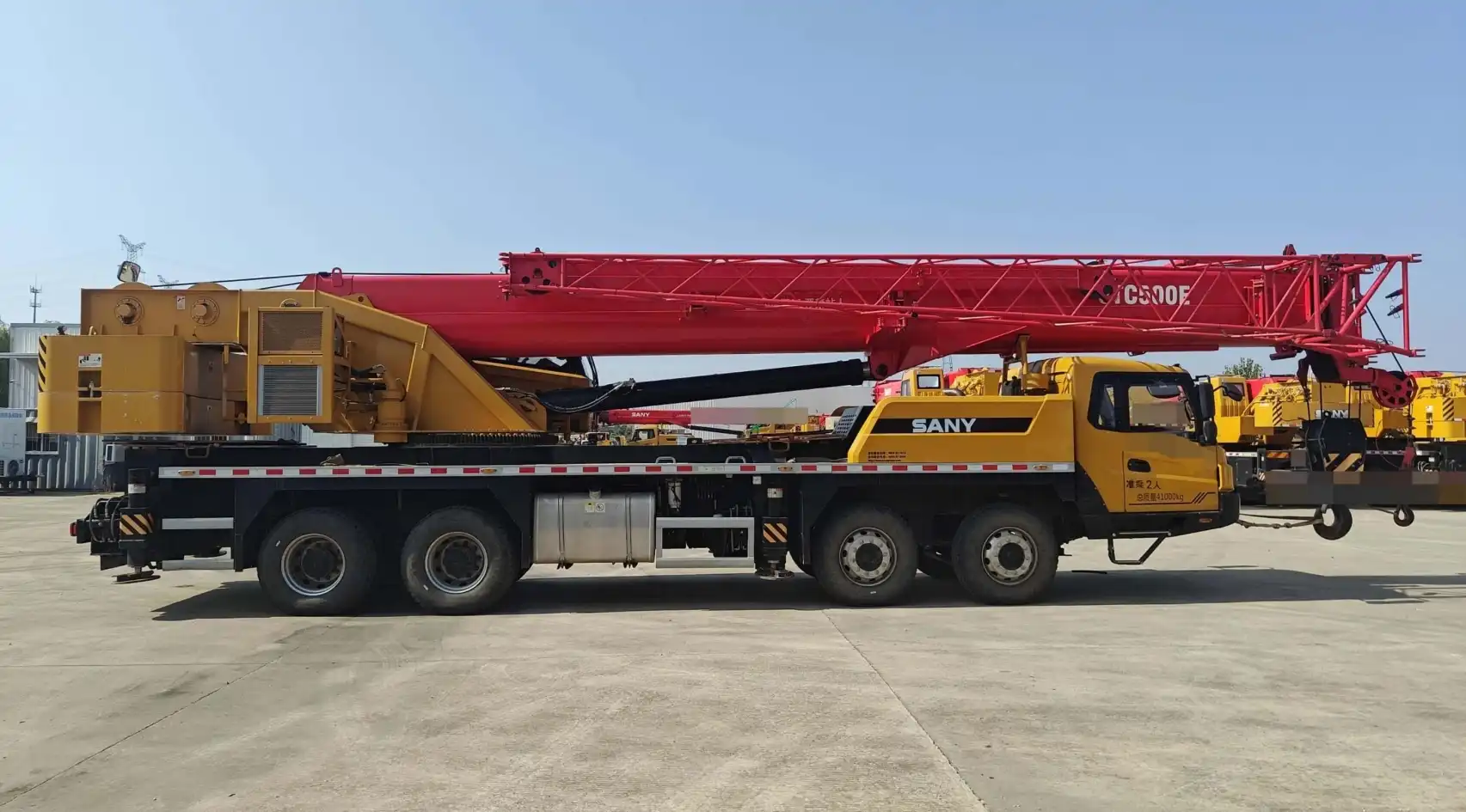MechLink:2022 Sany STC500E 50t Truck Crane
