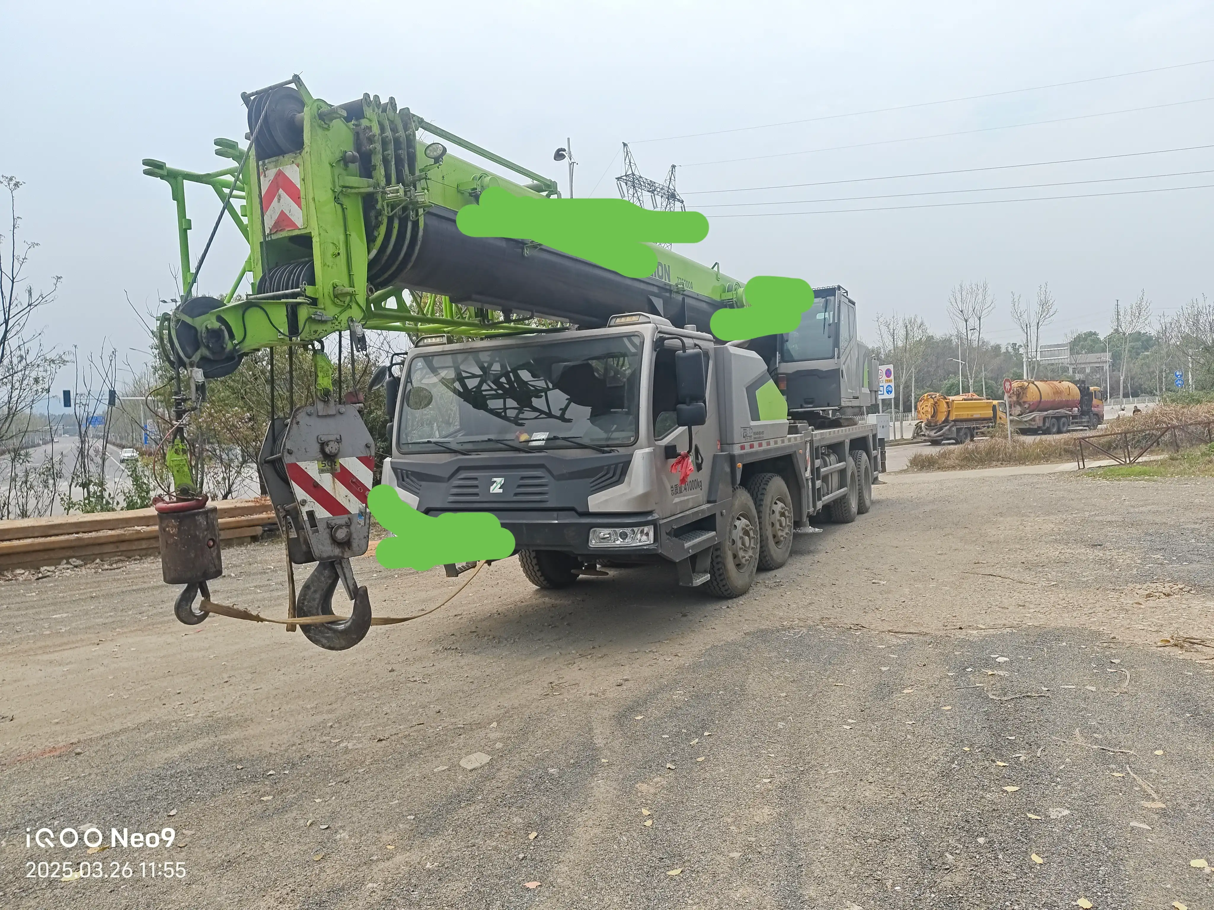 MechLink:2022 Zoomlion ZLJ5411JQZ50A 41តោន រថយន្តដឹកទំនិញ