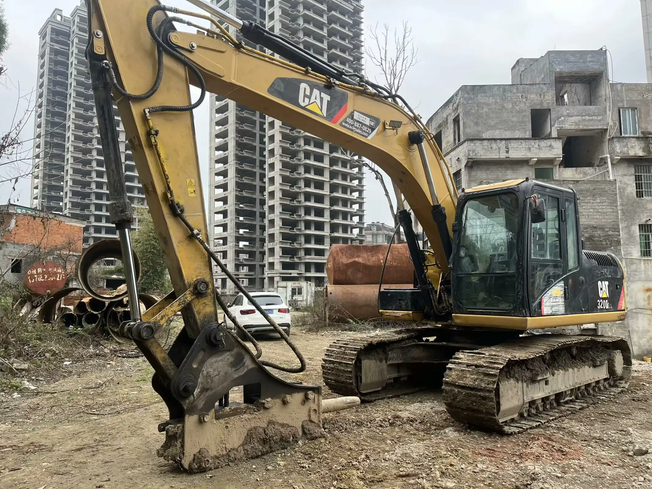 MechLink:2016 Caterpillar CAT318 ម៉ាស៊ីនជីក