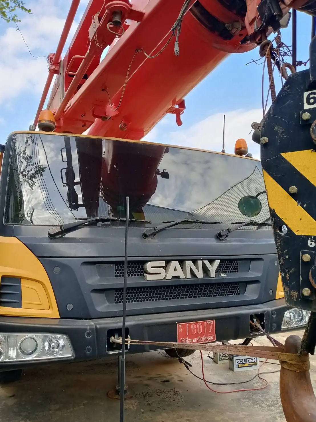 MechLink:2017 Sany STC600S 60टन ट्रक क्रेन