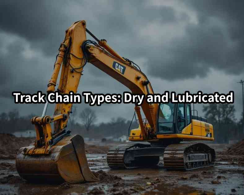 Track chain types: dry and lubricated