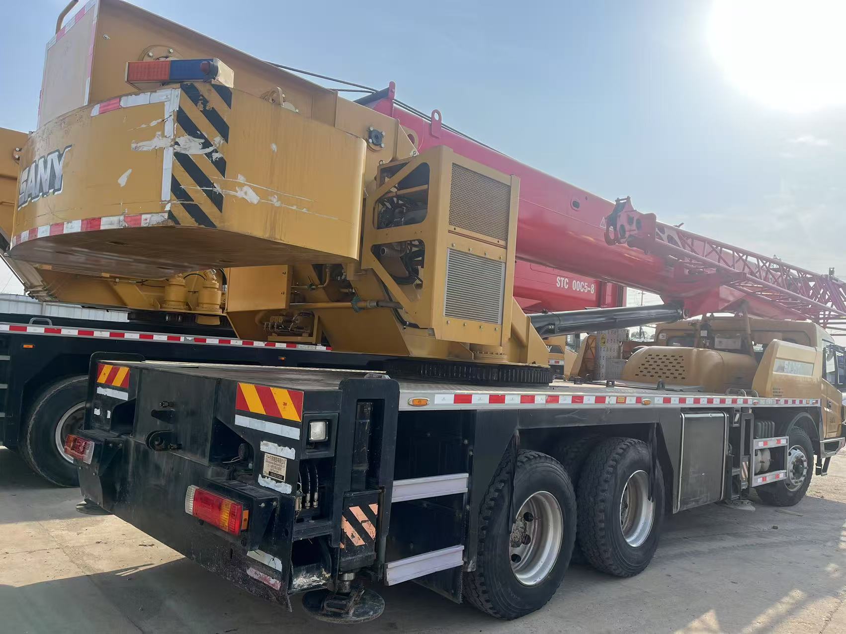 Used-sany-STC250E5-Truck Crane-mechlink-outdoor-side-view