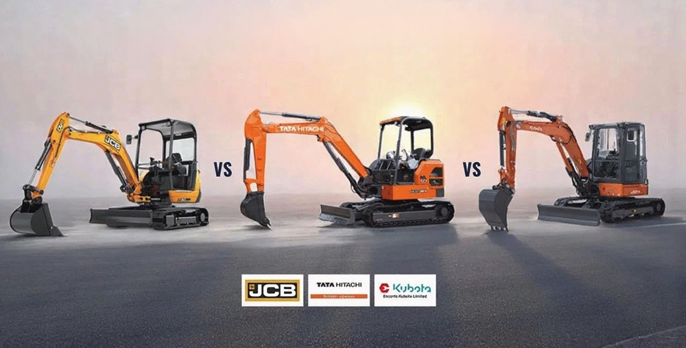 Mechlink:Mini excavators: jcb vs tata hitachi vs kubota
