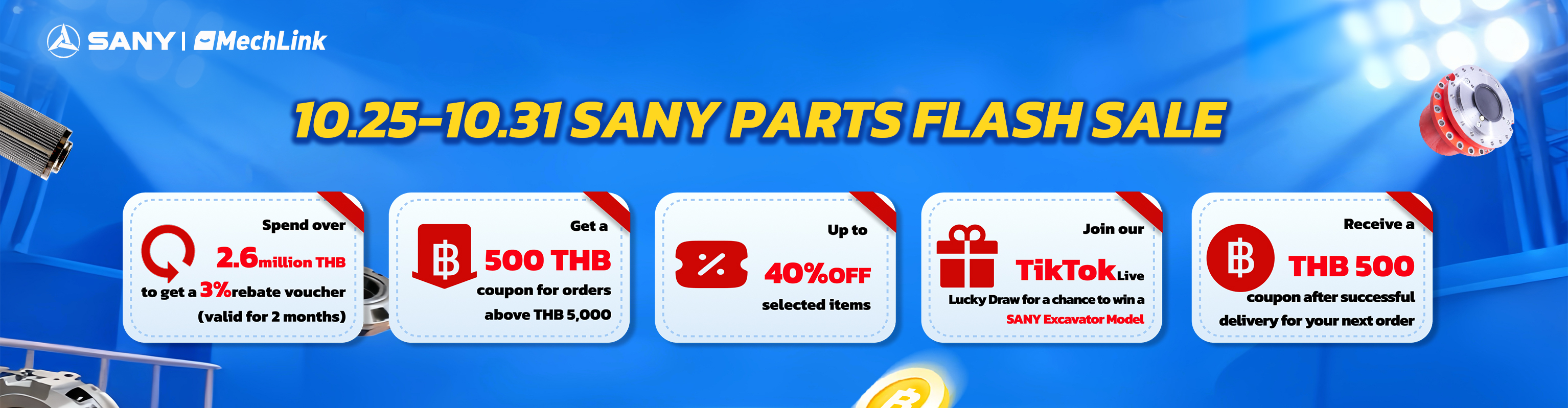 MechLink: Thailand Spare Parts Mega Sale banner