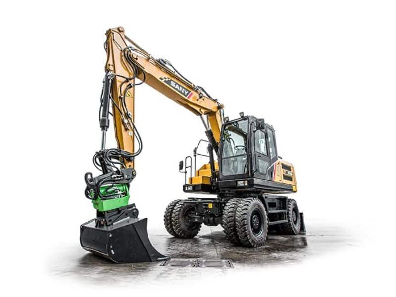 Mechlink:Exploring the advantages of wheeled excavators in the construction Industry