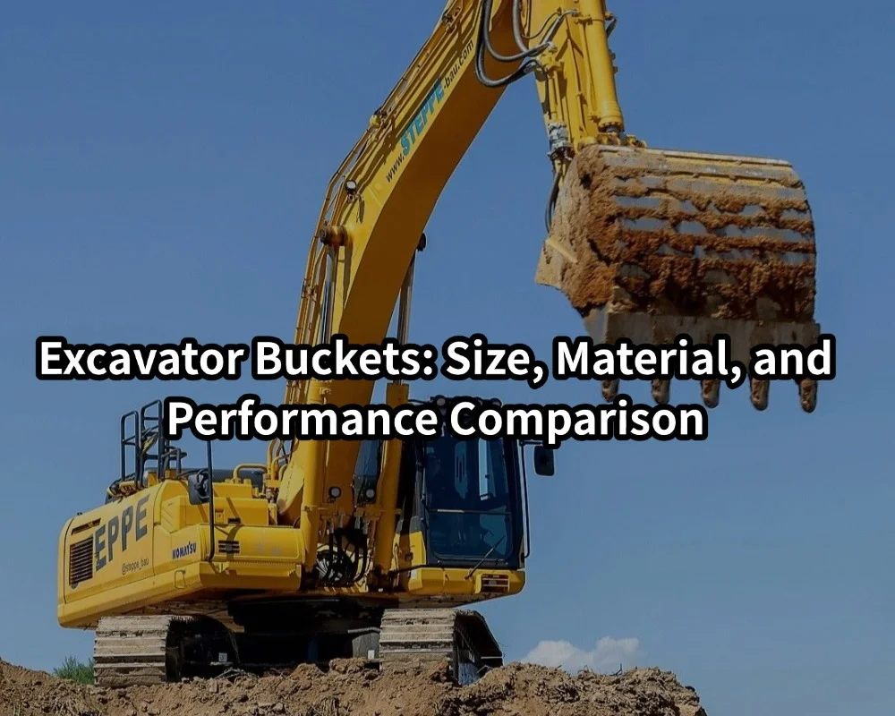 Mechlink:Excavator buckets: size, material, and performance comparison