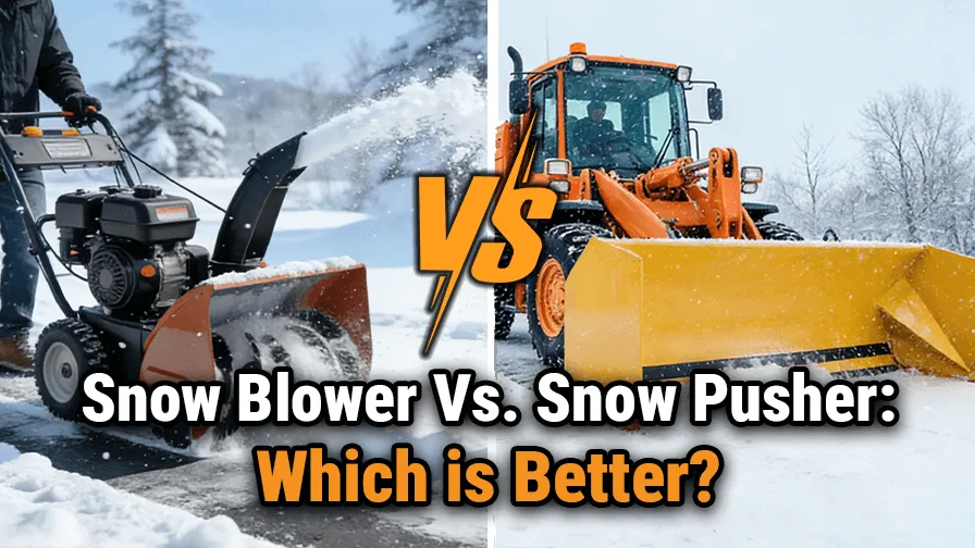 Mechlink:Snow blower vs. snow pusher: which is better?