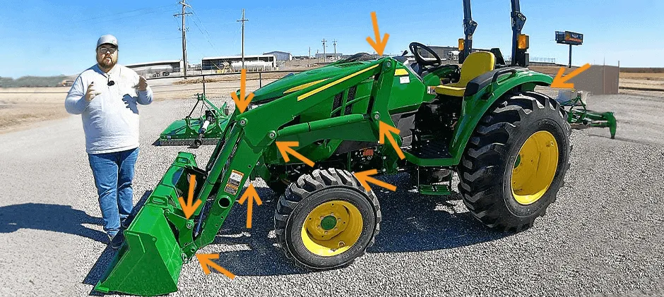 Mechlink:All john deere tractor grease points