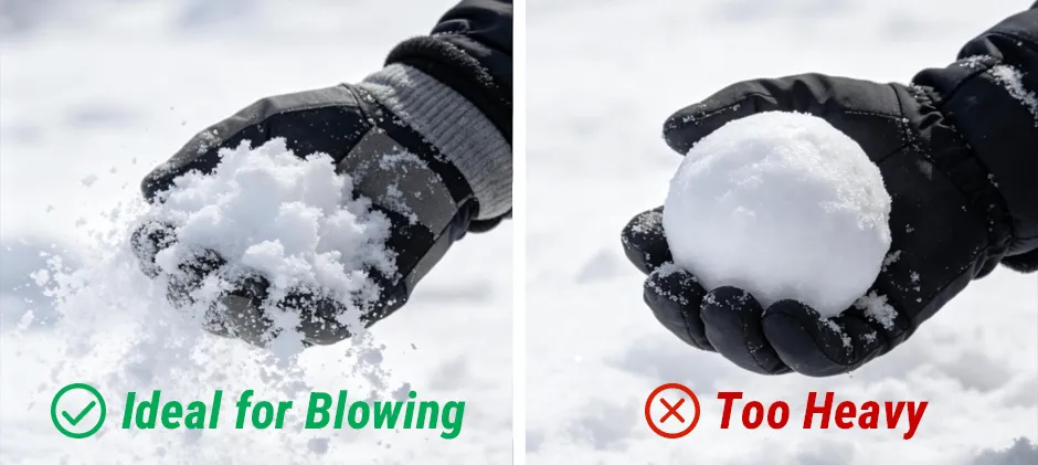Mechlink:Can i use a leaf blower for snow?