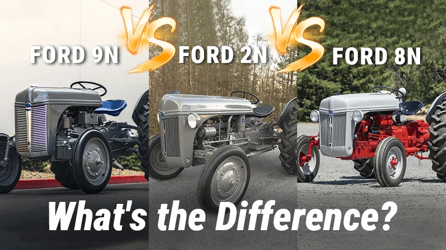 Mechlink:Differences between ford 9n, 2n, and 8n tractor series