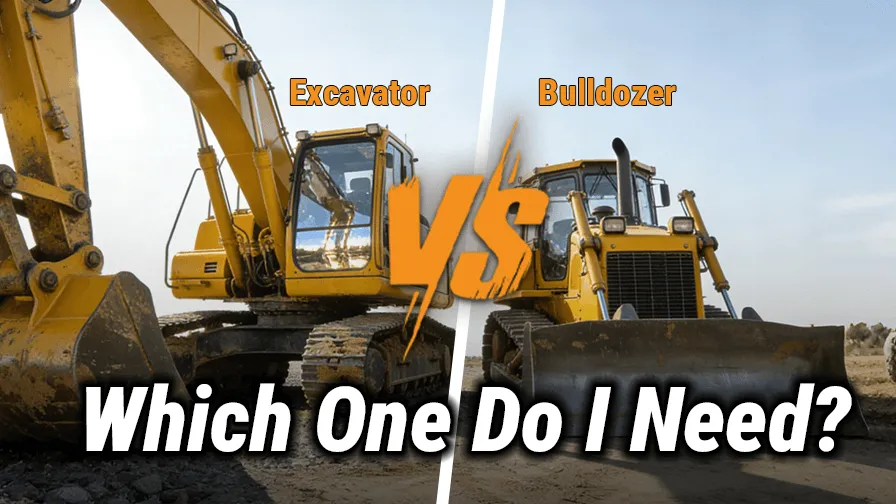 Mechlink:Excavator vs bulldozer: which one do you need?