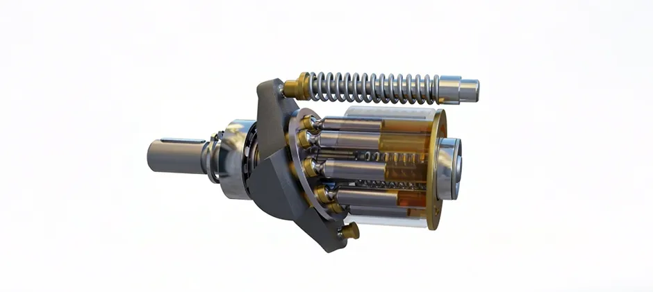 Mechlink:How does an axial piston pump work?