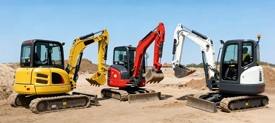 Mechlink:How much does a mini excavator weigh? ( brands & models )