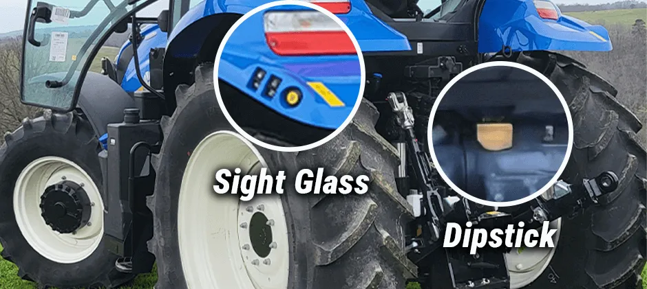 Mechlink:How to check hydraulic fluid on new holland tractor?