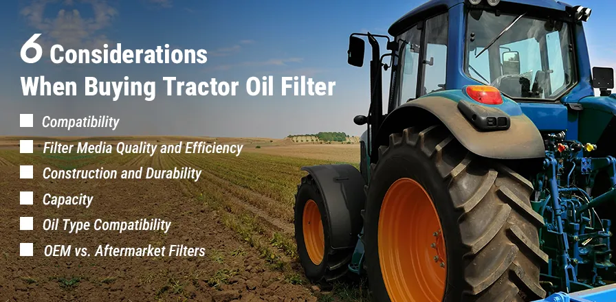 Mechlink:How to choose the best tractor oil filter? 6 must-know factors