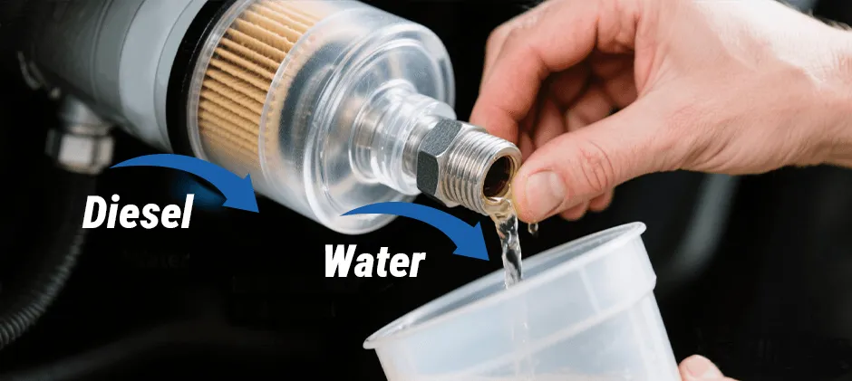 Mechlink:How to prepare your fuel water separator for spring startup