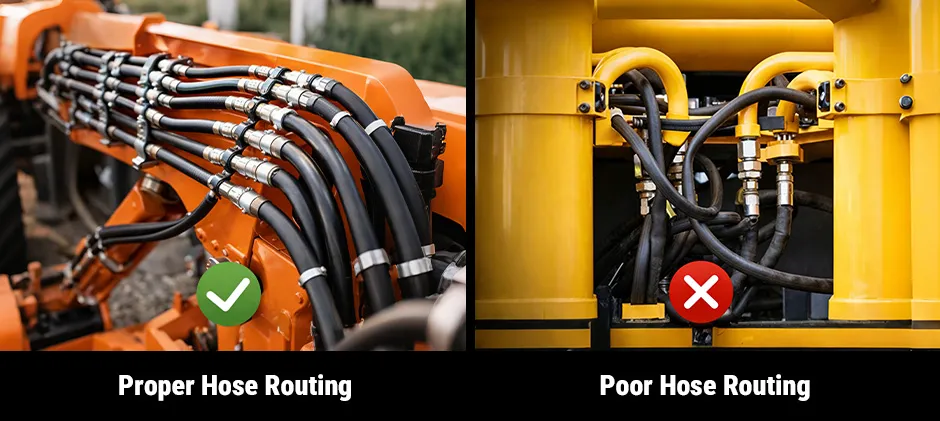 Route Hydraulic Hose 