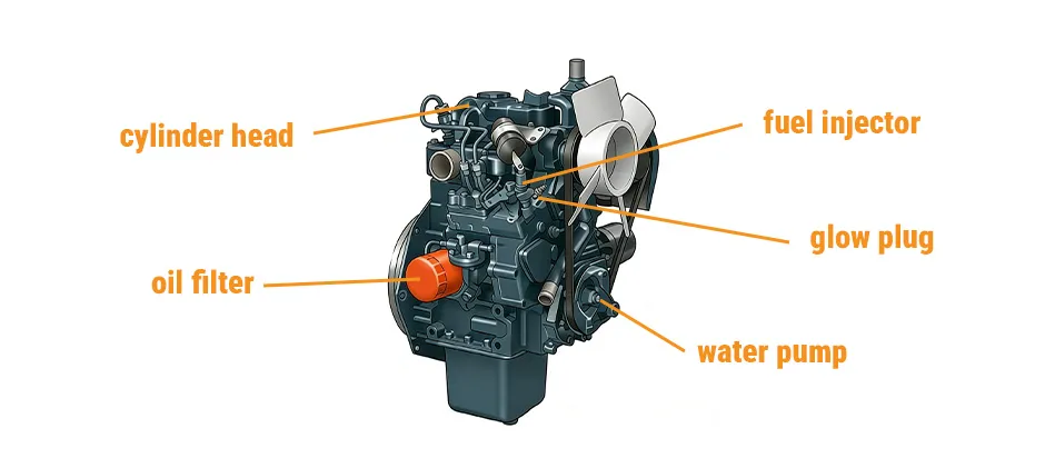 Mechlink:Kubota z482 engine maintenance and lookup guide