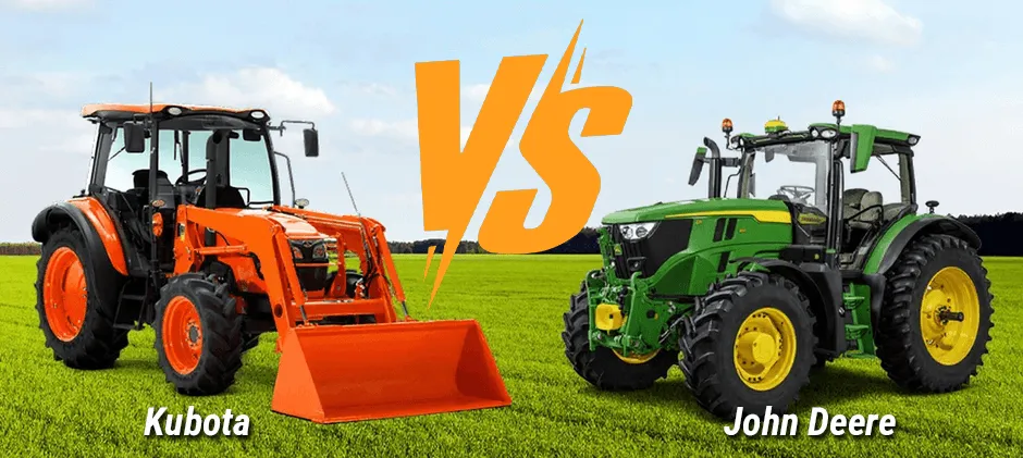 Mechlink:جرارات كوبوتا vs جون ديري: أيهما أفضل؟