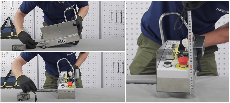 how to confirm the lift control box dimensions