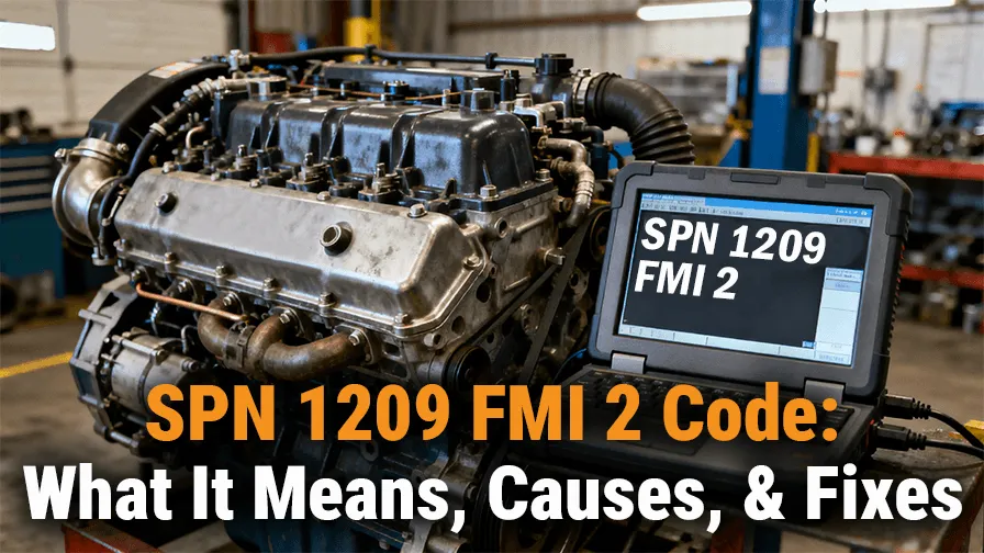 Mechlink:Spn 1209 fmi 2 code: what it means, causes, & fixes