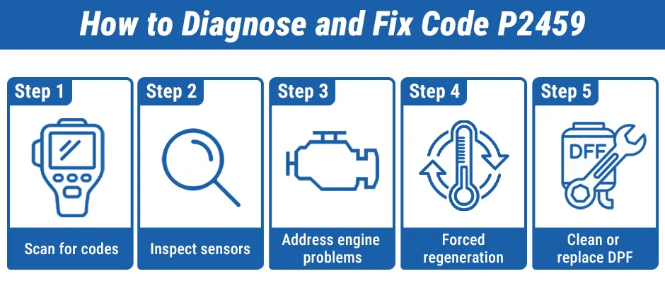Mechlink:What is dpf code p2459 and how do you fix it?
