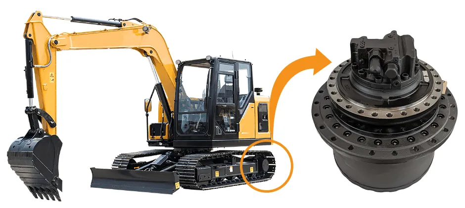 Mechlink:What is an excavator final drive with diagram？