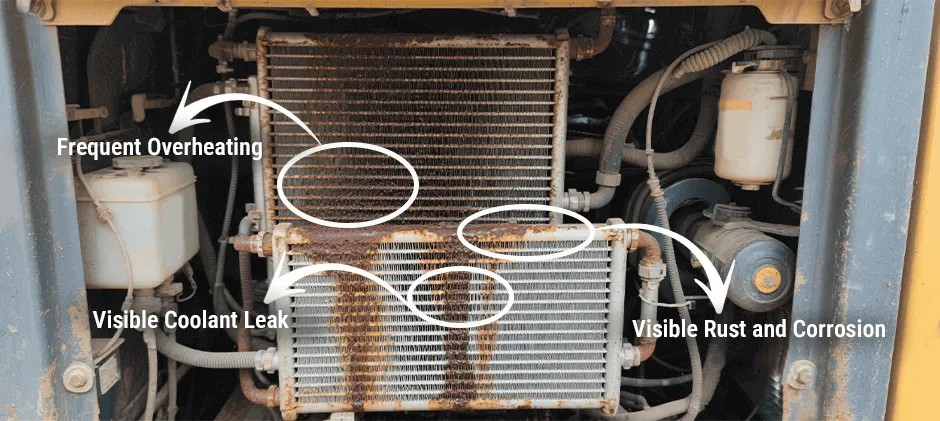 Mechlink:When should you replace an off-road machinery radiator