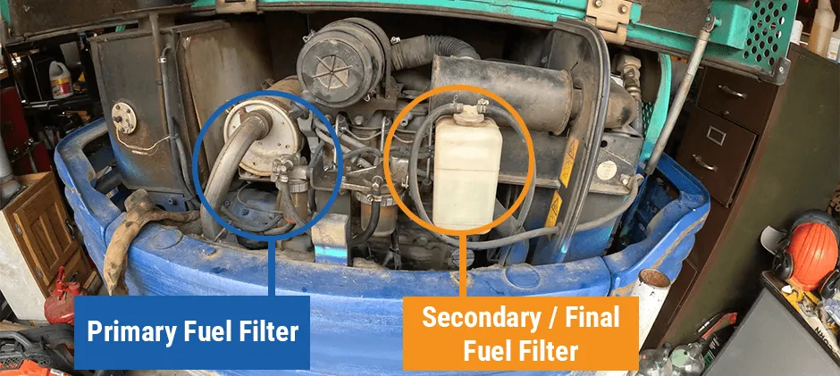 Mechlink:Where is the fuel filter located?