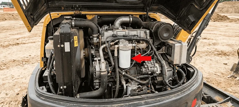 Mechlink:Where is the oil filter located? a quick reference
